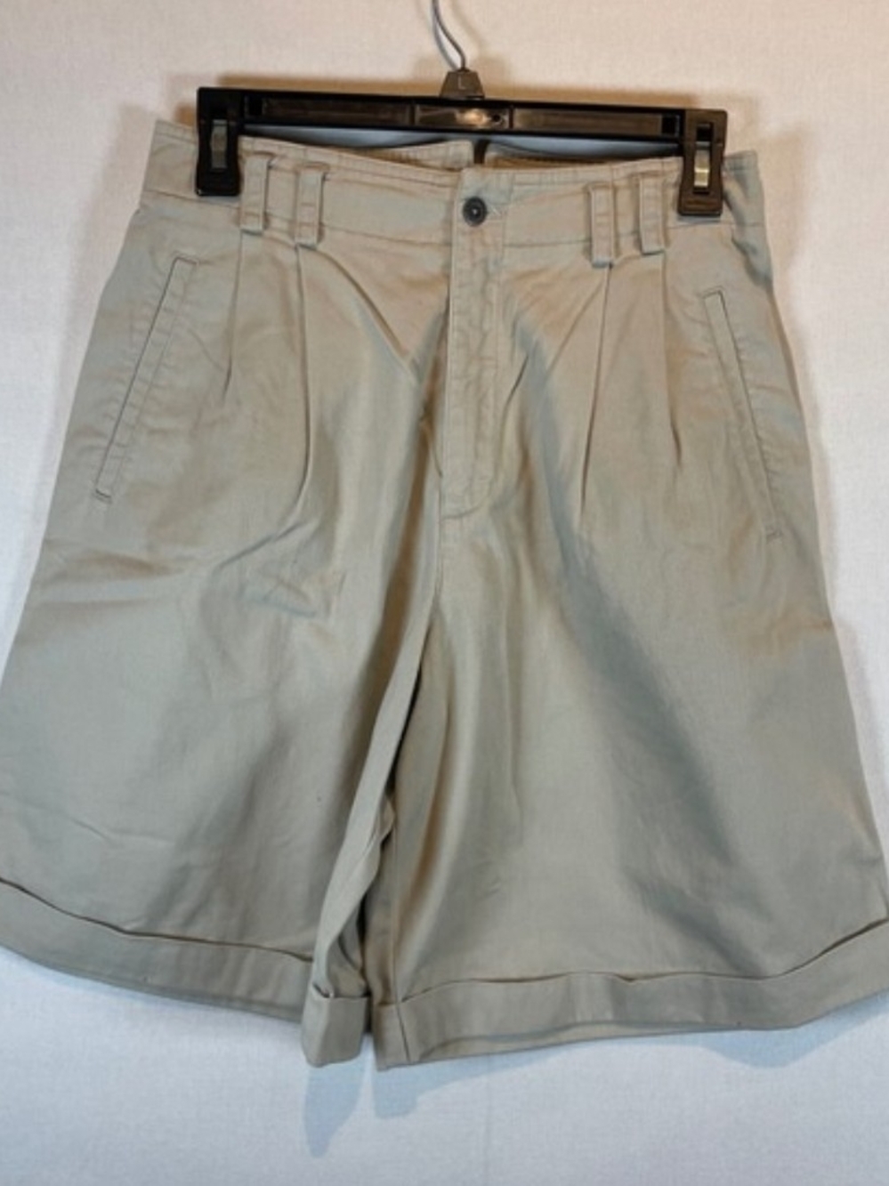 Lizsport Khaki High-Waist Shorts